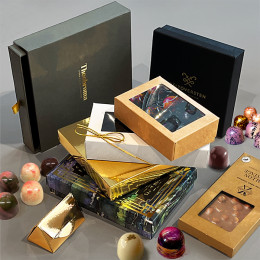 Geschenkboxen für Pralinen und Schokoladen