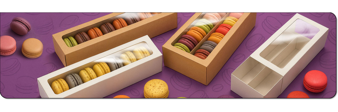 Schachteln für Macarons, sofort lieferbar ab Lager