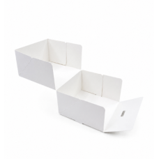Quick Cake Box 180x180x100 mm– Weiß  (15er-Packung)