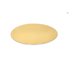 Goldene Kuchenplatte 220 mm (10er-Packung)