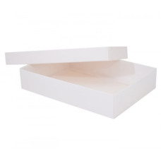 Sober-serie Box und Deckel 159x112x32 mm weiß (100er Pack)