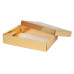 Sober-serie Box und Deckel 159x112x32 mm gold (100er Pack)
