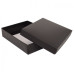 Sober-serie Box und Deckel 220x160x32 mm schwarz (100er Pack)