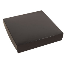 Sober-serie Box und Deckel 125x125x32 mm schwarz (100er Pack)