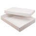 Sober-serie Box und Deckel 220x160x32 mm weiß (100er Pack)