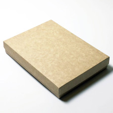 Sober-serie Box und Deckel 220x160x32 mm naturbraunen (100er Pack)