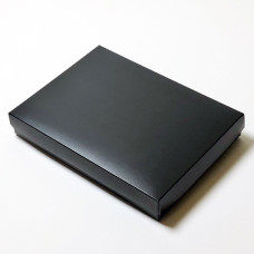 Sober-serie Box und Deckel 220x160x32 mm schwarz (100er Pack)