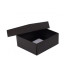 Sober-serie Box und Deckel 78x82x32 mm schwarz (100er Pack)