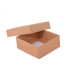Sober-serie Box und Deckel 78x82x32 mm naturbraunen (100er Pack)
