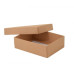 Sober-serie Box und Deckel 112x82x32 mm naturbraun (100er Pack)