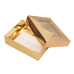 Sober-serie Box und Sichtfensterdeckel 112x82x32 mm gold (100er Pack)