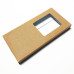 Verpackung für Schokokekse 160x80x15 mm naturbraunen (100er Pack)