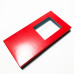 Verpackung für Schokokekse 160x80x15 mm rot matt (100er Pack)