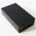 Gift box Leinen geprägt 340x180x90mm schwarz 2 Flaschen (30er Pack)