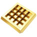 Einlage mit Rahmen 160x160x19 mm gold (100er-Pack)