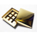 Probe: Einlage mit Rahmen 125x125x19 mm gold 