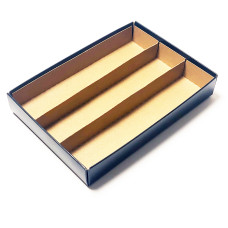 Einlage 159x112x19 mm naturbrauner Karton (100Stk. Packung)