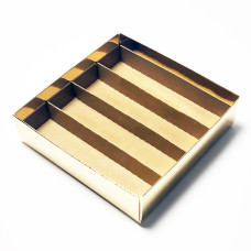 Einlage 125x125x19 mm naturbrauner Karton (100Stk. Packung)