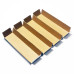 Einlage 125x125x19 mm naturbrauner Karton (100Stk. Packung)
