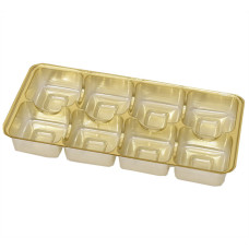 Einlage 159x78x20 mm 8 pr gold (100er Pack)