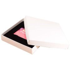 Geschenkkartenbox Sober-serie 125x125x25 mm weiß (100er Pack)