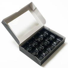 QuickBox 159x112x30mm Schwarz (250er Pack)