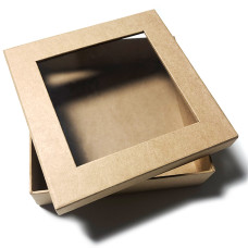 Regent Box Fenster 125x125x30 mm Naturbraunen