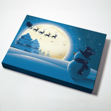 Adventskalender Schneemann 365x260x35 mm (25er Pack)