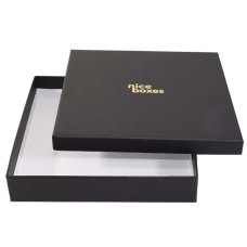 Brilliance-serie Box und Deckel 125x125x30 mm Schwarz