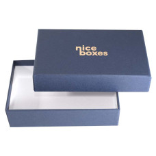 Brilliance-serie Box und Deckel 215x155x30 mm Navy Blau