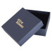 Brilliance-serie Box und Deckel 80x80x23 mm Navy Blau