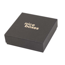 Brilliance-serie Box und Deckel 80x80x23 mm Schwarz