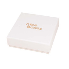 Brilliance-serie Box und Deckel 80x80x23 mm Weiß