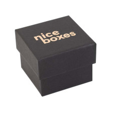 Brilliance-serie Box und Deckel 50x50x40 mm Schwarz