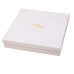 Brilliance-serie Box und Deckel 125x125x30 mm Weiß