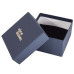 Brilliance-serie Box und Deckel 80x80x45 mm Navy Blau