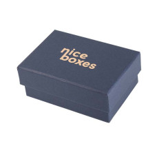 Brilliance-serie Box und Deckel 76x50x29 mm Navy Blau