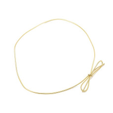 Elastische Schlaufe  Schleifen 10" Gold (50er pack)