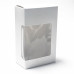 Verpackung mit Fenstern 80x45x130 mm matt weiß (100er Pack)