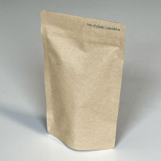 Doypack Standup Zip-Beutel Natürliches Braun 85x50x140 mm 100er-Pack