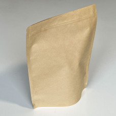 Standup Zip-Beutel braune natur 300x160x370 mm 50er-Pack