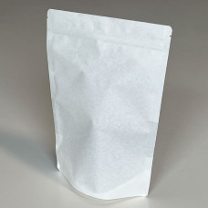 Standup Zip-Beutel weiß 160x80x270 mm 50er-Pack