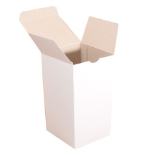 Karton  80x80x150 mm weiß (100er Pack)